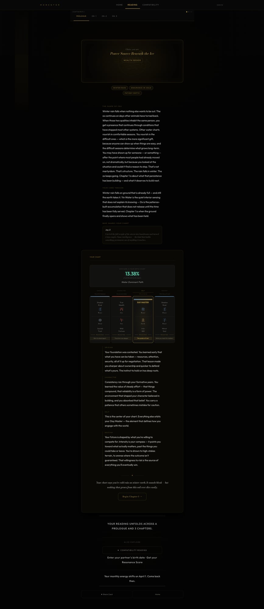 Sample Prologue Reading